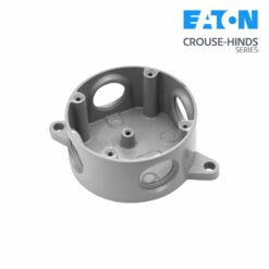 Caja Octogonal a Prueba de Agua 4 entradas de 1/2" Crouse Hinds