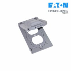 Tapa Rectangular Duplex para enchufes a Prueba de Agua Crouse Hinds